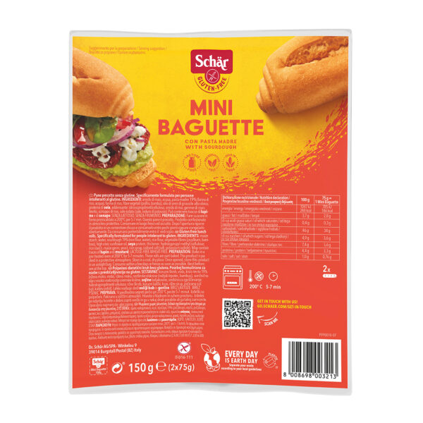 SCHAR MINI BAGUETTE 2X75G