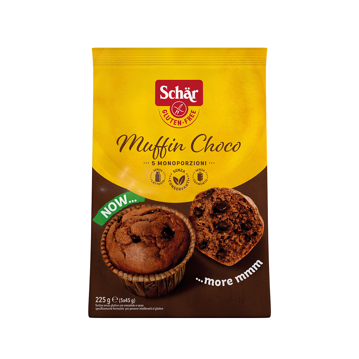 SCHAR MUFFIN CHOCO 225G