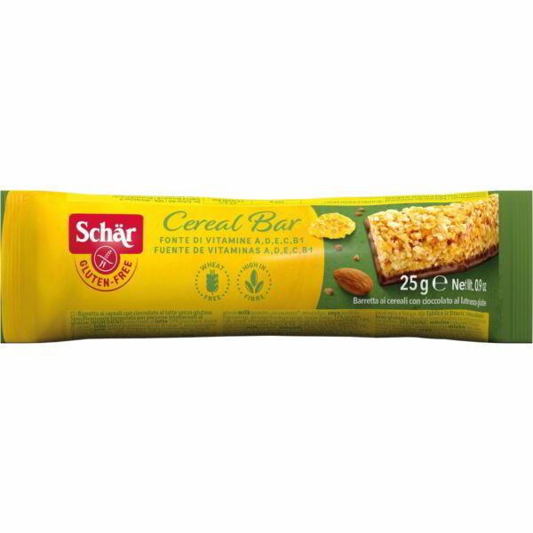 SCHAR CEREAL BAR C/CIOC LAT25G